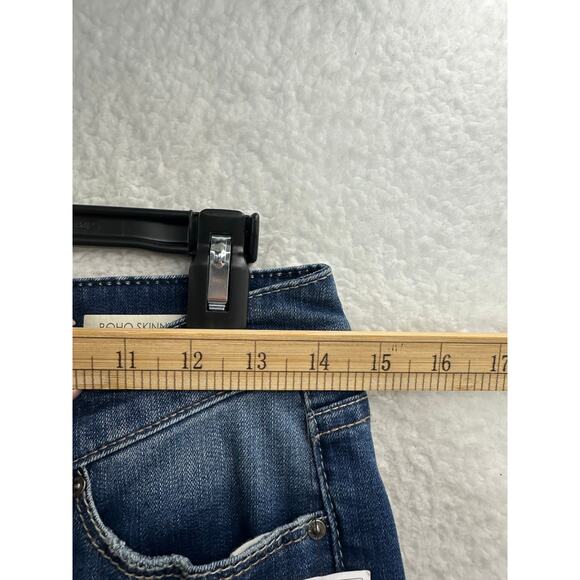 Vintage America Boho Floral-Print Skinny Ankle Misty Fields 2/26 Regular - Picture 8 of 10